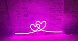 Couple Heart Neon Sign 💞💕❤️