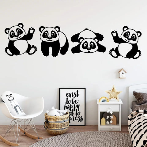 Panda baby wall decor