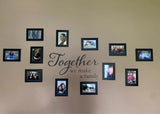 Together we Are family Frames (12 Frames without Glass)