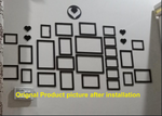 Wooden Photo Frames - 18 pieces without Glass on Front