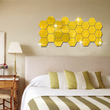 Acrylic Hexagon wall decor Mirror